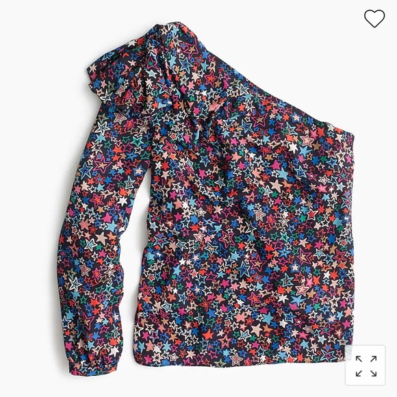 J. Crew Tops - J. Crew kaleidoscope star print blouse size 12 NWOT
